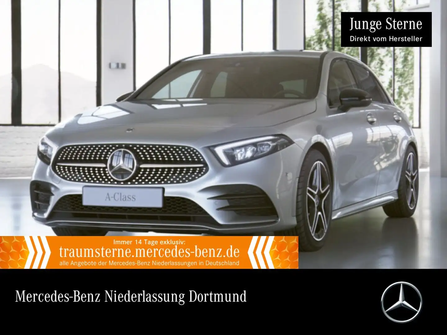 Mercedes-Benz A 200 AMG+NIGHT+LED+KAMERA+TOTW+7G Argent - 1