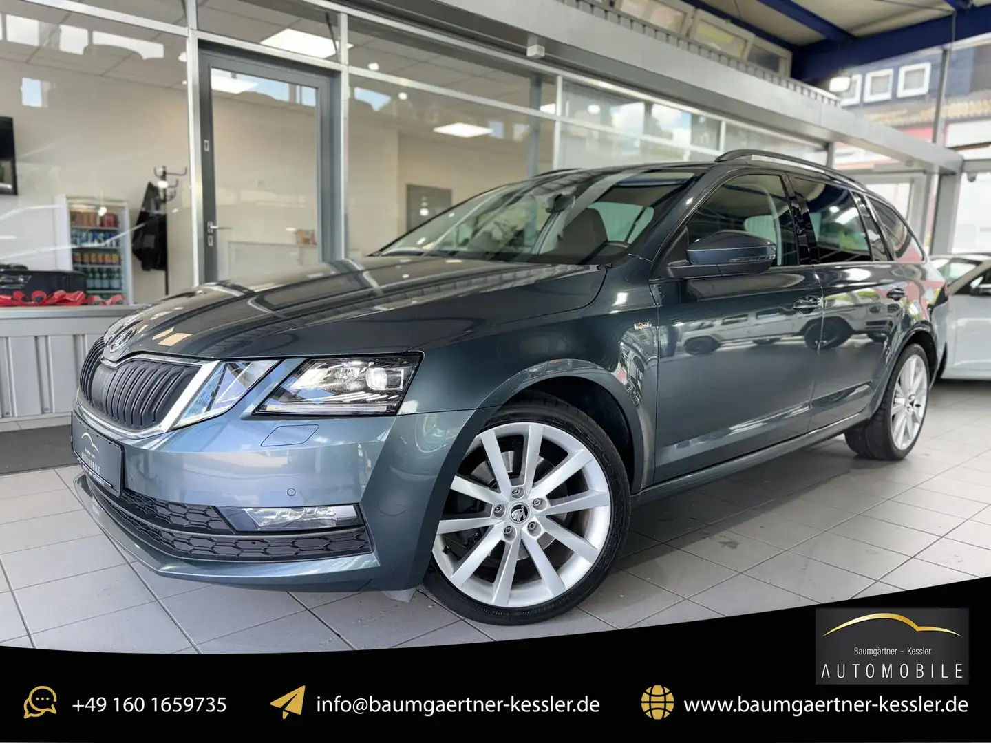 Skoda Octavia Soleil 2.0 TDI DSG LED NAVI ACC VIRTUAL Grau - 1