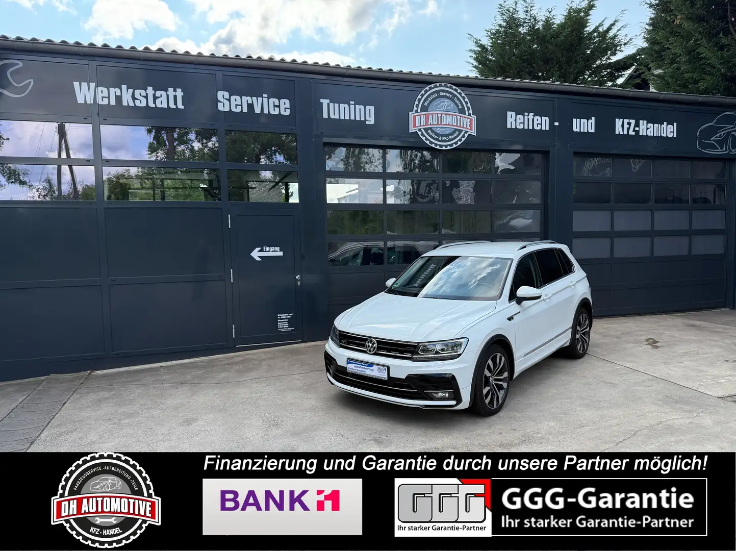 Volkswagen Tiguan Highline LED R Line ACC DSG 1.HAND GARANTIE Blanco - 1