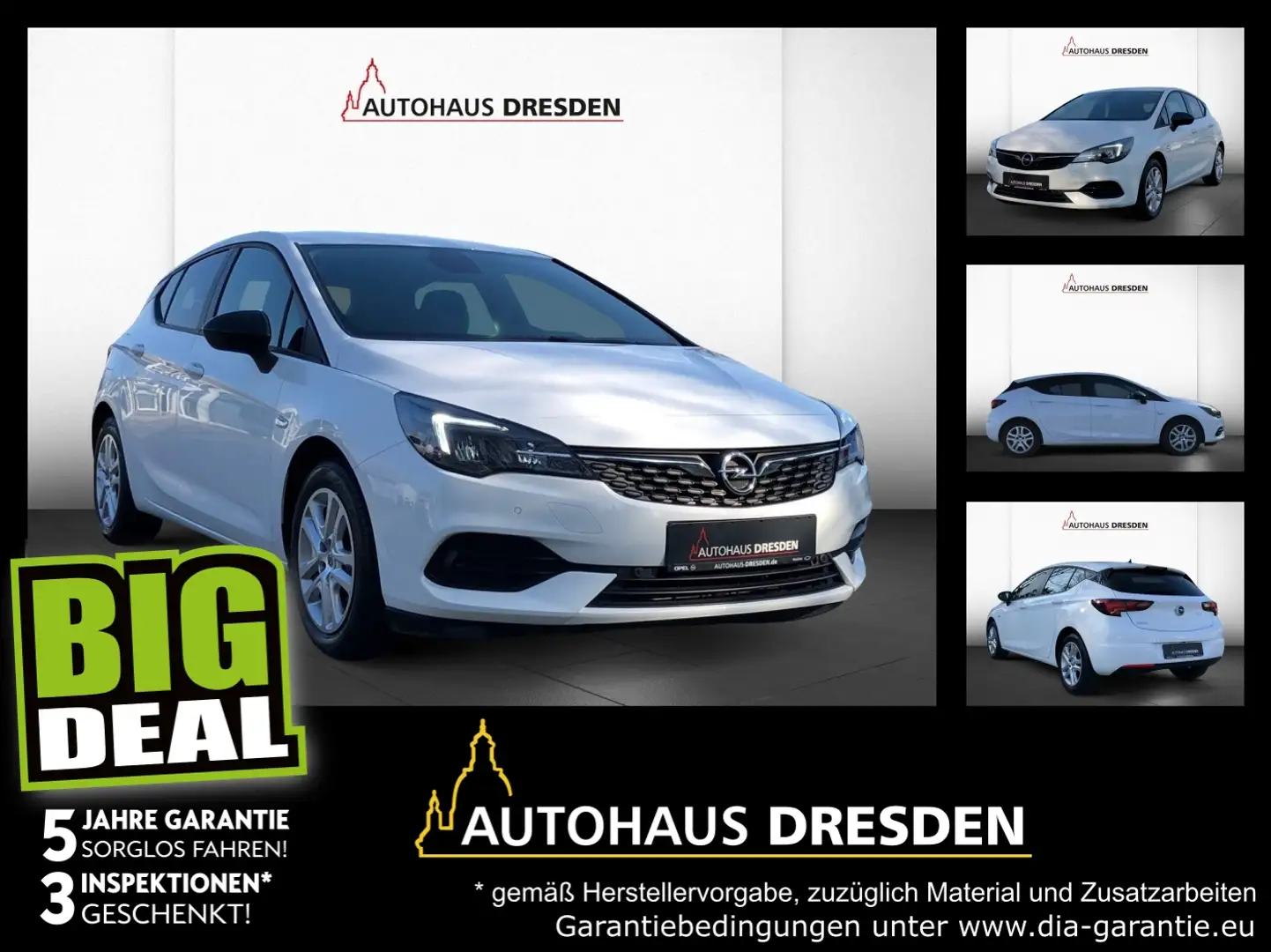 Opel Astra K 1.2 Turbo *LED*DAB*WPK*PDC*KAM* Wit - 1