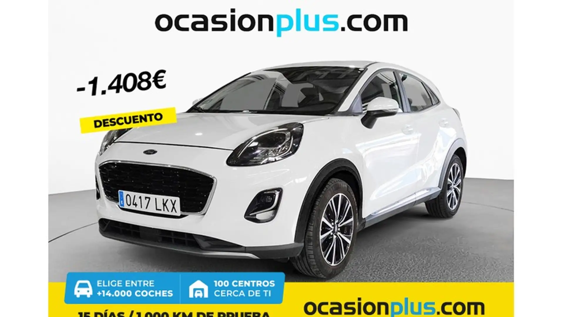 Ford Puma 1.0 EcoBoost Titanium 125 Blanco - 1