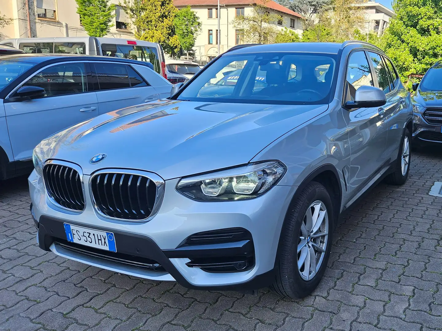 BMW X3 xdrive20d 190cv auto TUTTI TAGLIANDI BMW Plateado - 2