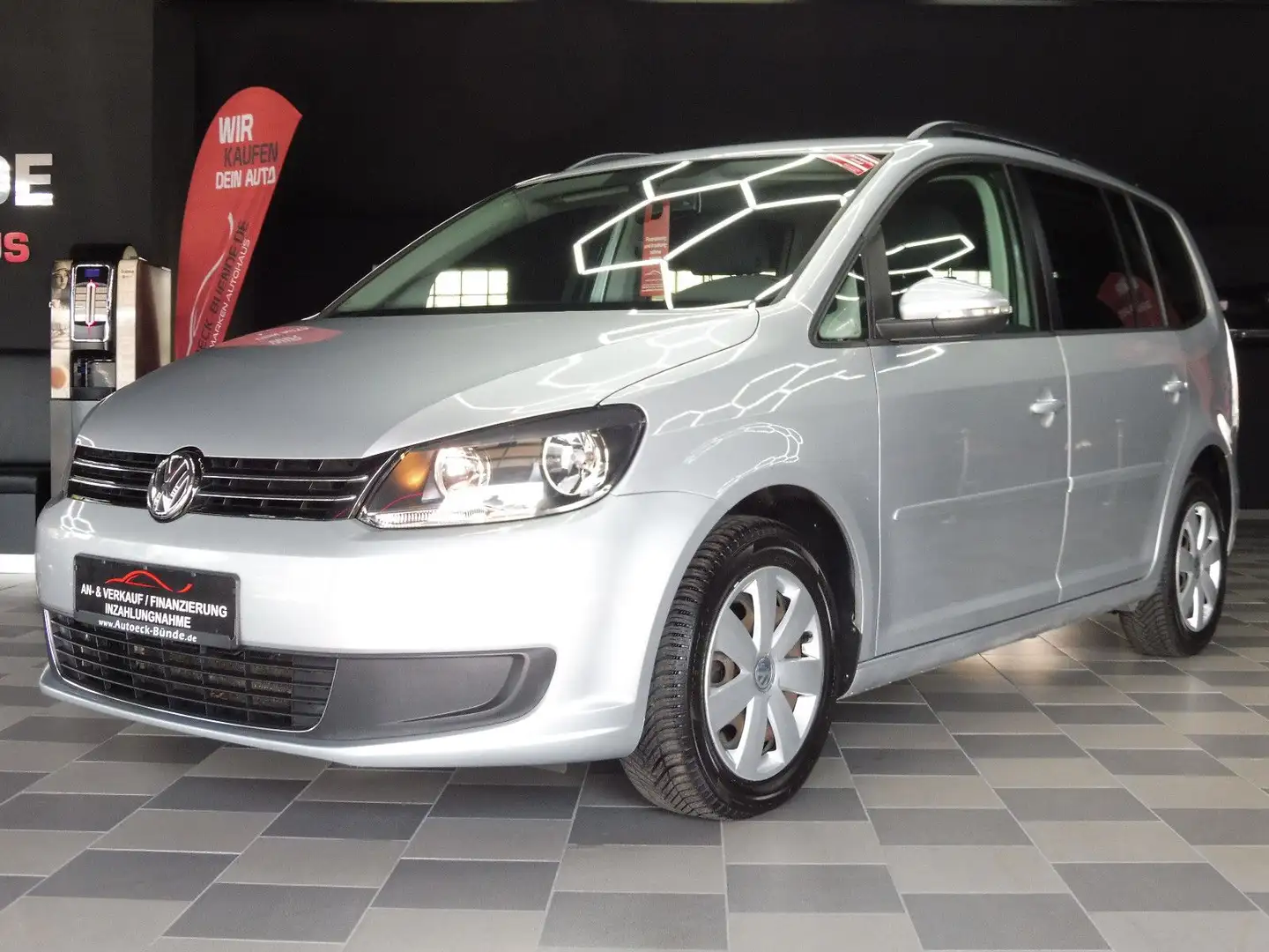 Volkswagen Touran 1.4 TSI Comfortline 7-Sitzer/PDC/Tempomat Silber - 2