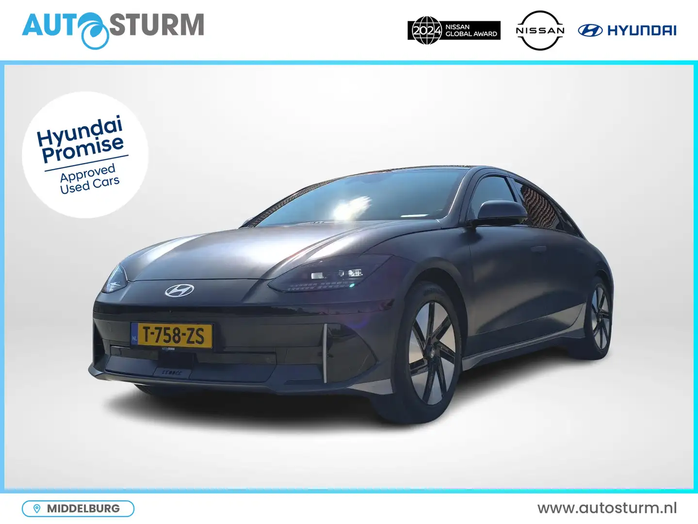 Hyundai IONIQ 6 Lounge 77.4 kWh Grijs - 1