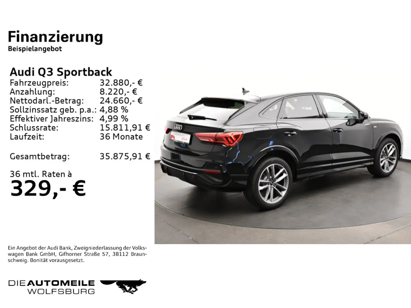Audi Q3 35 TFSI S line LED/virtual-cockpit/ Nero - 2