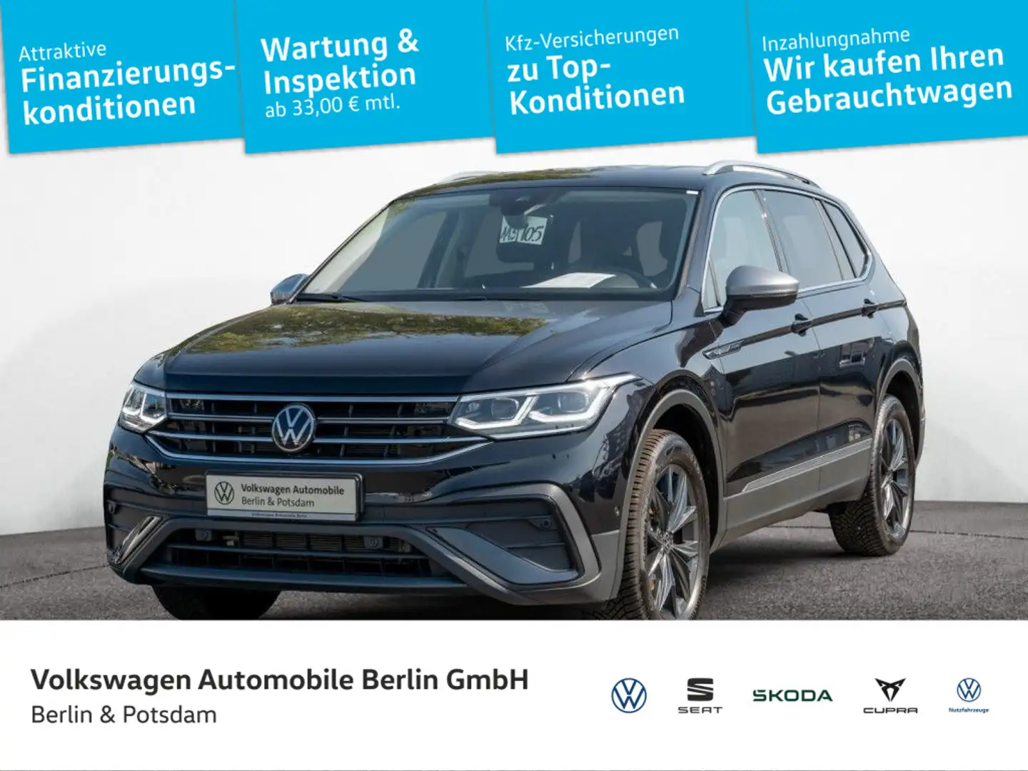 Volkswagen Tiguan Allspace 1.5 TSI DSG Move Navi Stdhz AHK Schwarz - 1