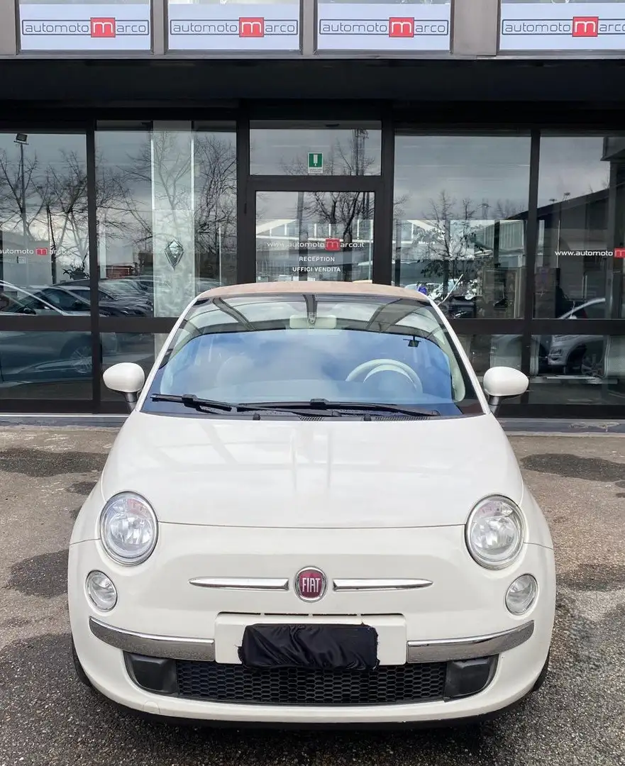 Fiat 500C 1.2 Lounge *AUTOMATICA-CABRIO NEOPATENTATI* Blanco - 2