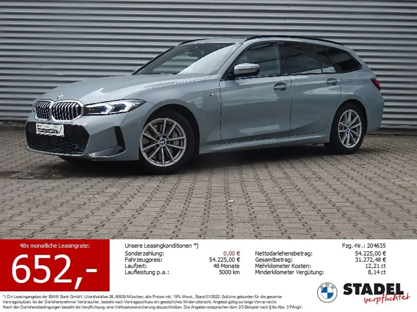BMW 330 d xDrive Tour M Sport ACC 360° Panorama HuD Grau - 1