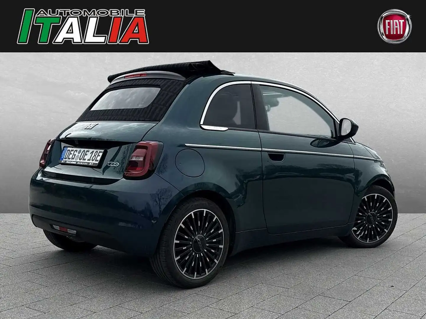 Fiat 500e 500e LaPrima by Bocelli Cabrio zelena - 2