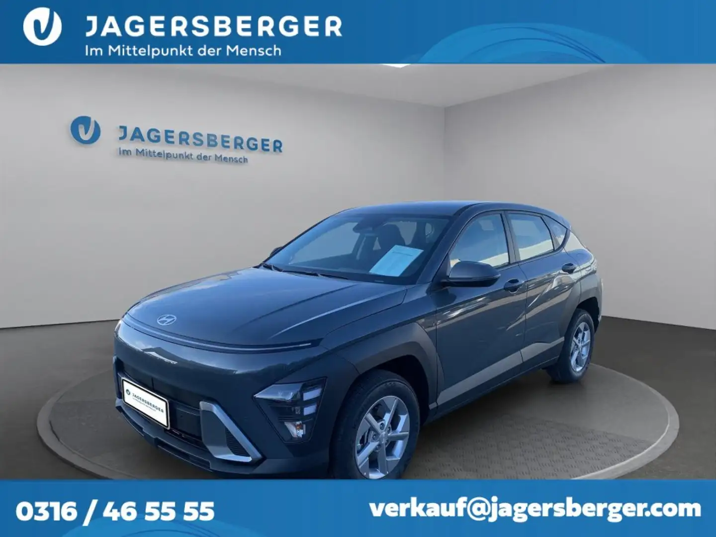 Hyundai KONA 1,0 T-GDi 2WD Smart Line Grau - 1
