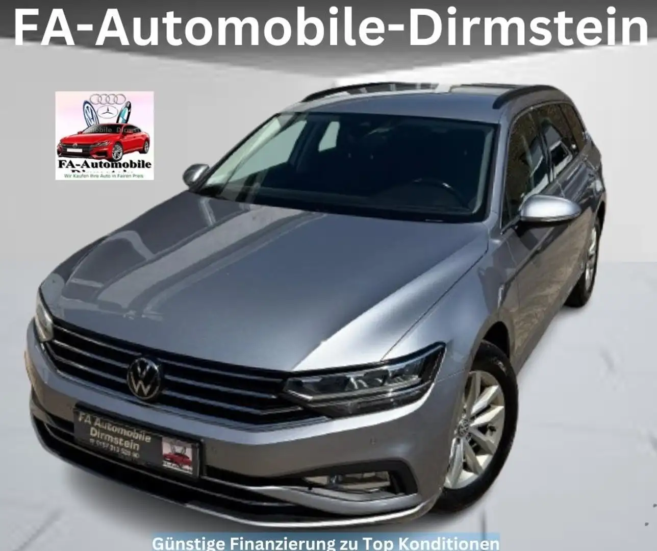 Volkswagen Passat Variant Passat 2.0 TDI/DSG/LED/NAV/VIRTUAL/EHK/ACC/MASSA Plateado - 1