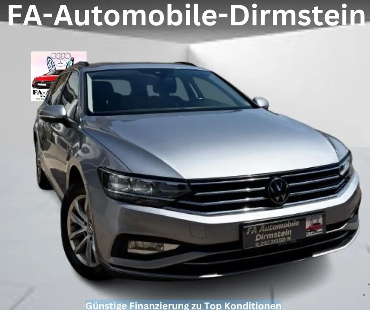 Volkswagen Passat Variant Passat 2.0 TDI/DSG/LED/NAV/VIRTUAL/EHK/ACC/MASSA Plateado - 2