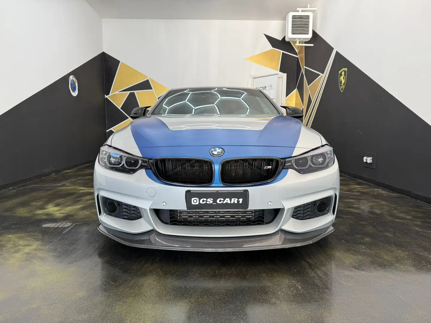 BMW 420 Serie 4 F32 2018 Coupe 420d Coupe Msport auto Grigio - 2