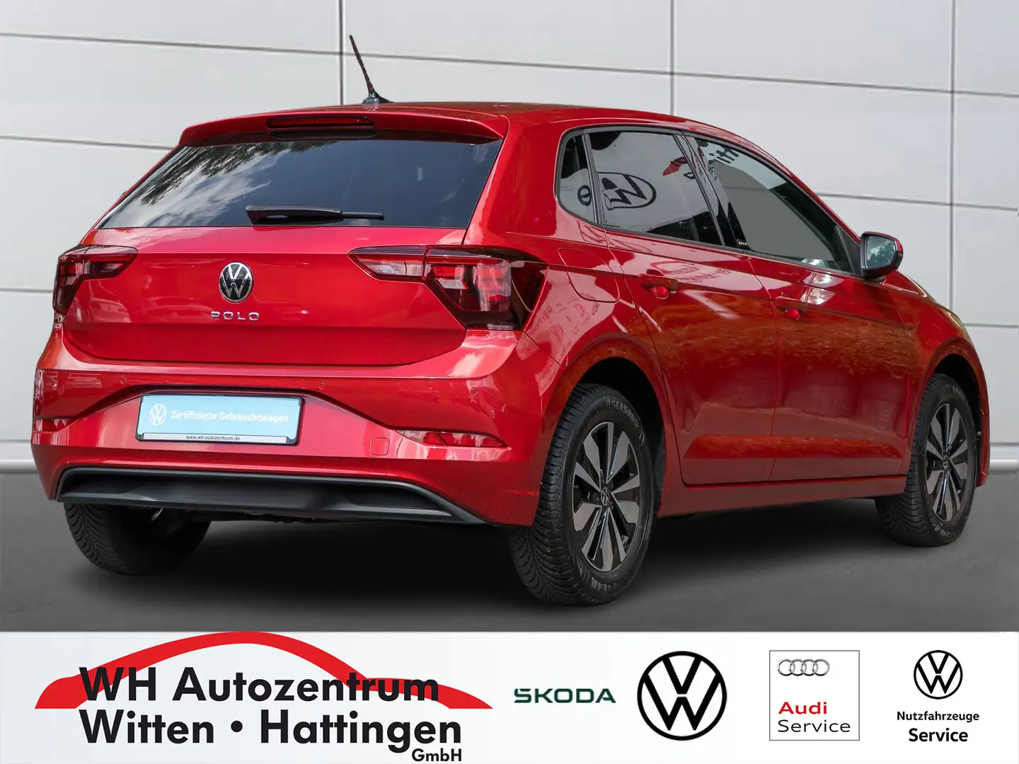 Volkswagen Polo 1.0 TSI DSG Move NAVI AHK AREAVIEW GJ-REIFEN LE... Rot - 2