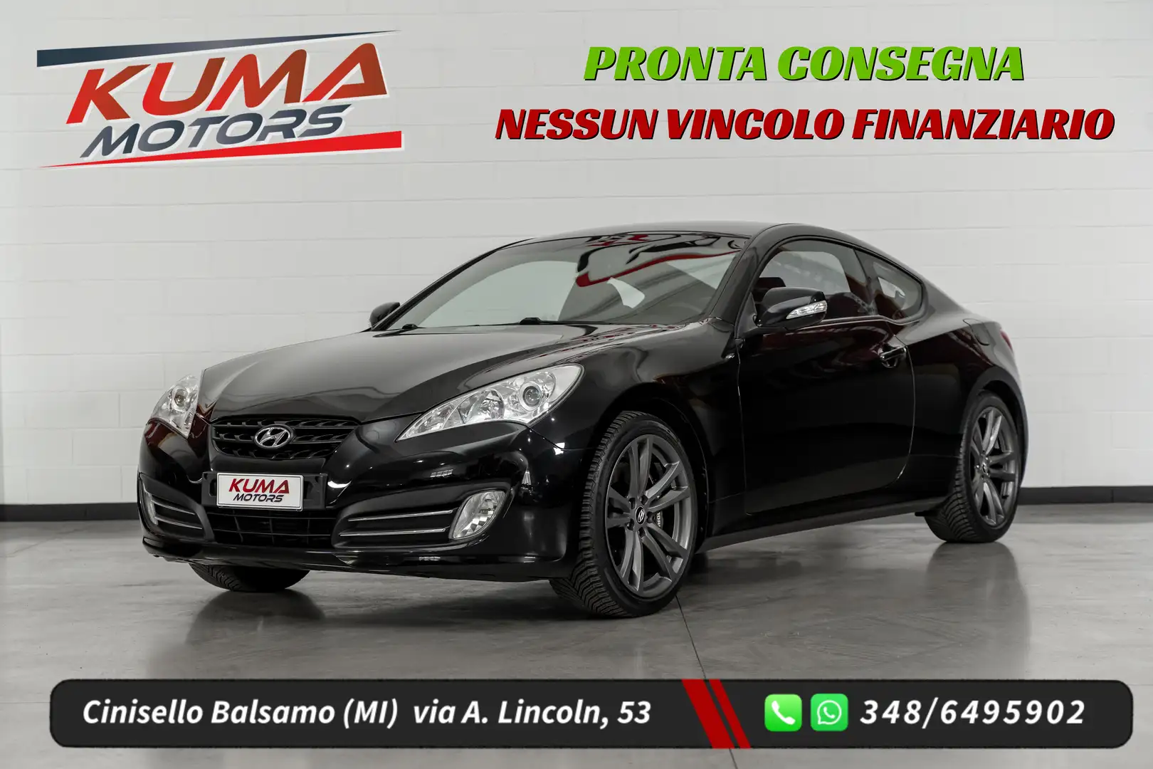 Hyundai Genesis Coupe 2.0 Turbo 213cv 6m keyless/19"/tagliandi Schwarz - 1