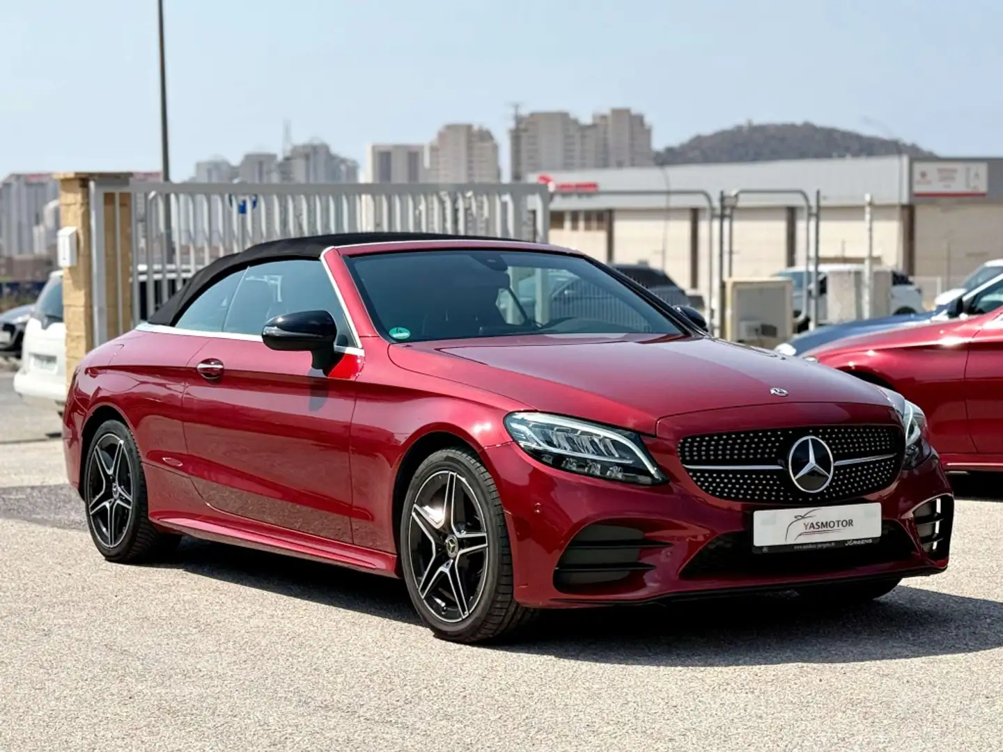 Mercedes-Benz C 200 Cabrio 9G-Tronic Burdeos - 2