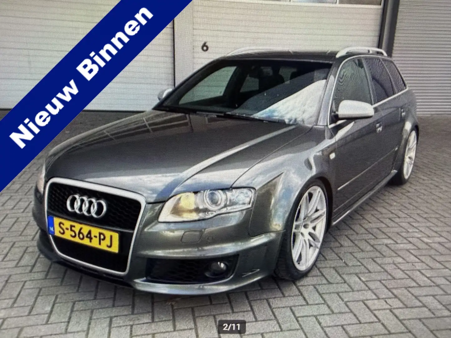 Audi RS4 A4 Avant 4.2 V8 quattro Youngtimer en BTW Auto!!! Grijs - 1