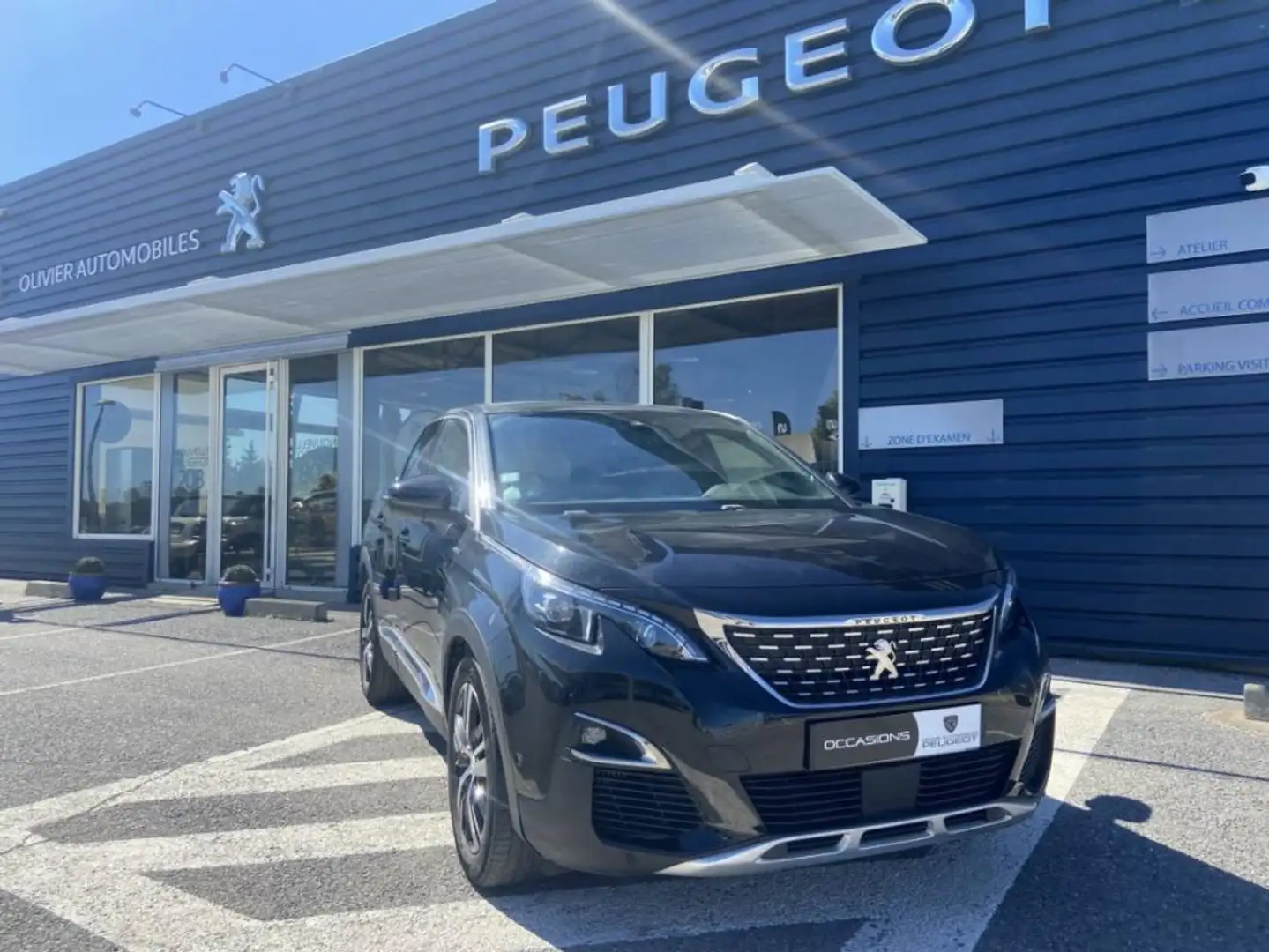 Peugeot 3008 II BlueHDi 130 S&amp;S GT LINE Noir - 1