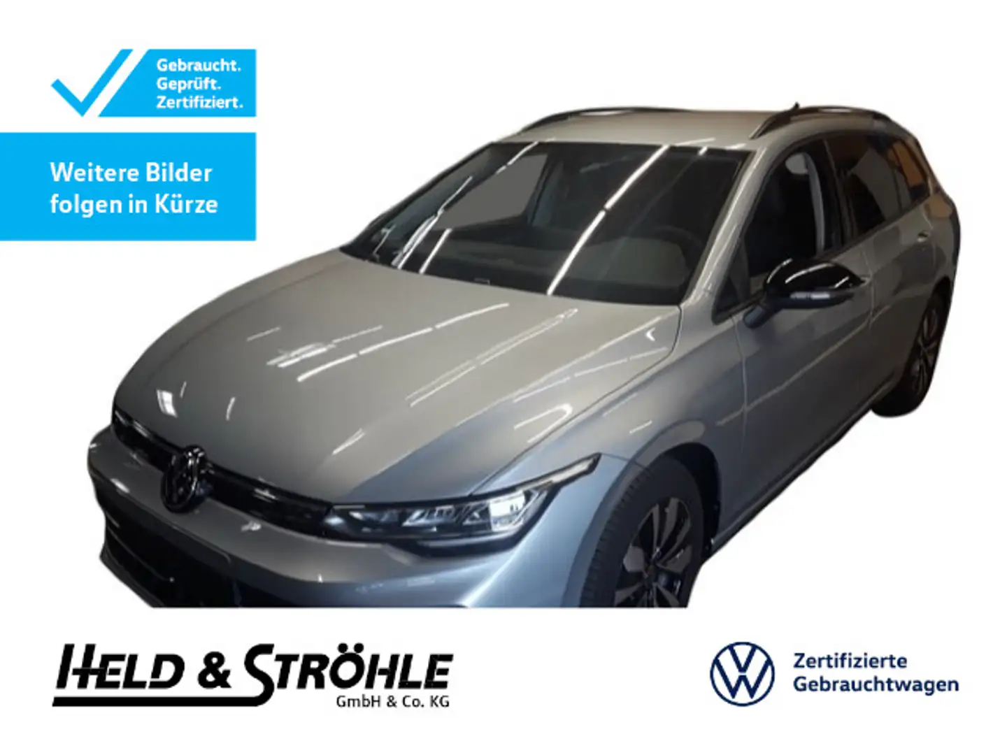 Volkswagen Golf Variant Goal 1.5TSI AHK LED KAM PDC SHZ APP Silber - 1