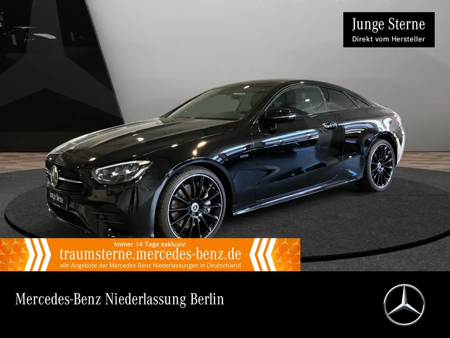 Mercedes-Benz E 300 Coupé AMG+NIGHT+PANO+LED+BURMESTER+KAMERA Schwarz - 1