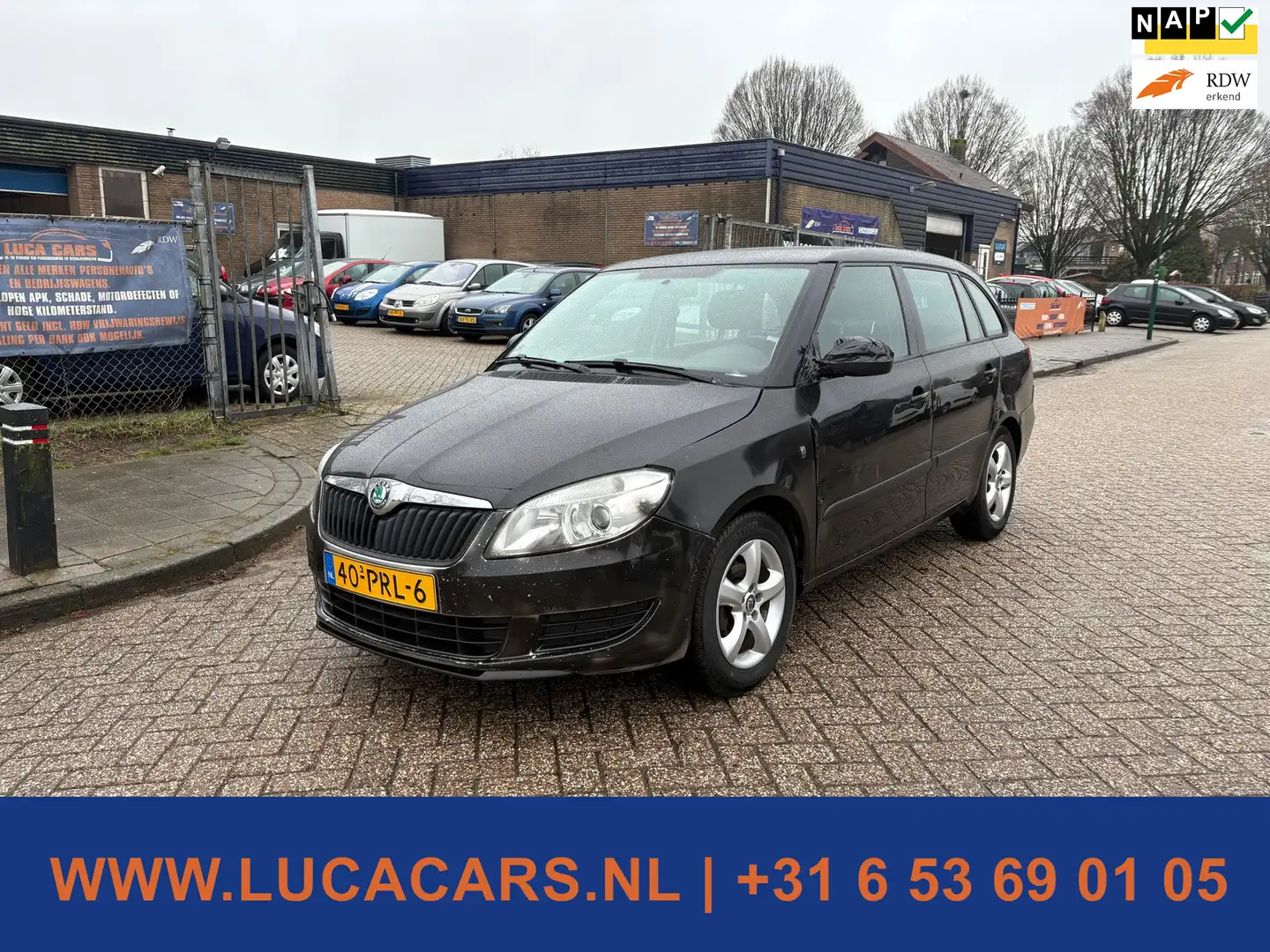 Skoda Fabia Combi 1.2 TDI Greenline Airco Schwarz - 1