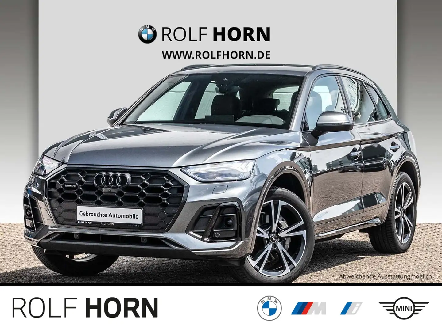 Audi Q5 40 TDI quattro S tronic S Line AHK Matrix NAV Gris - 1