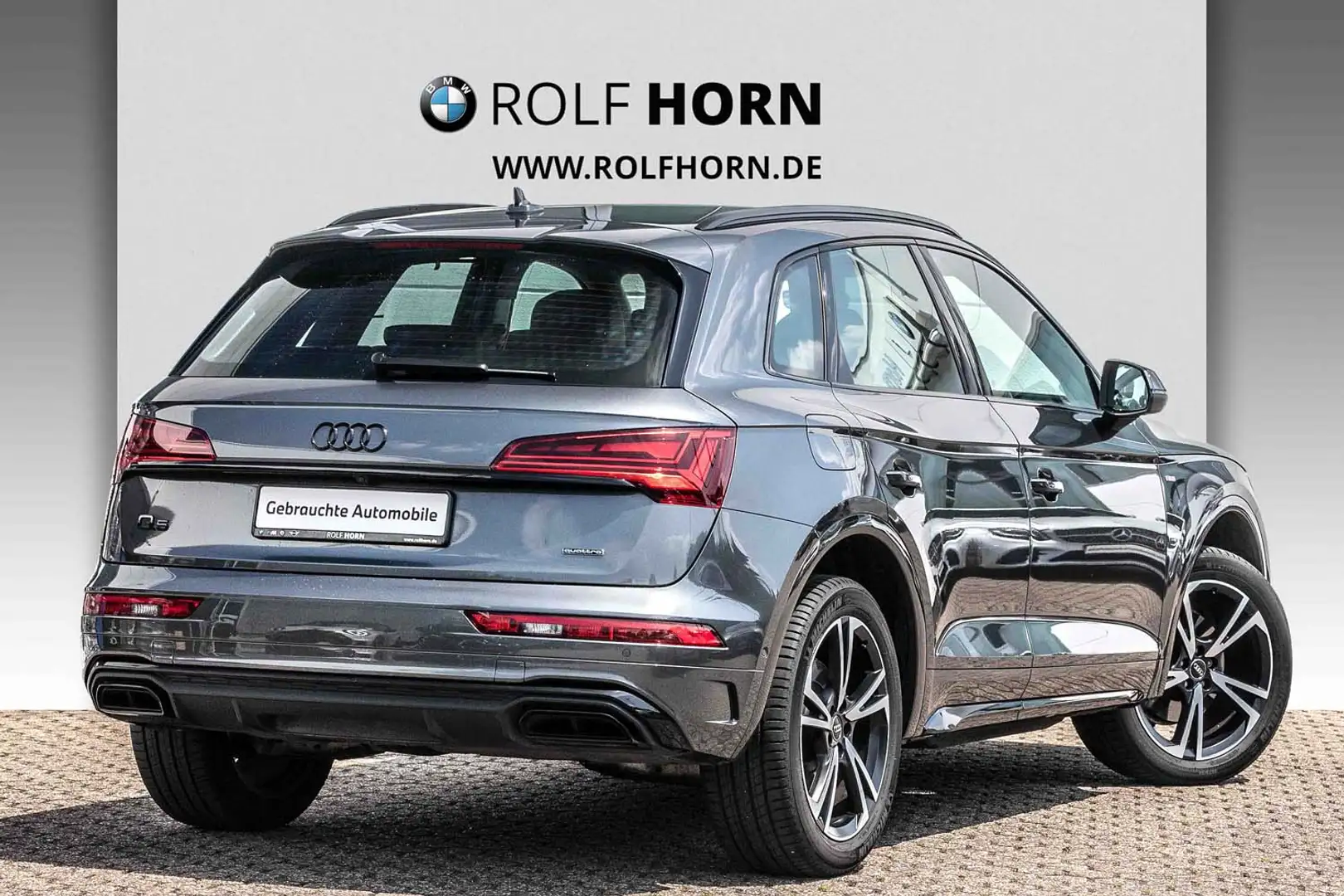 Audi Q5 40 TDI quattro S tronic S Line AHK Matrix NAV Grau - 2