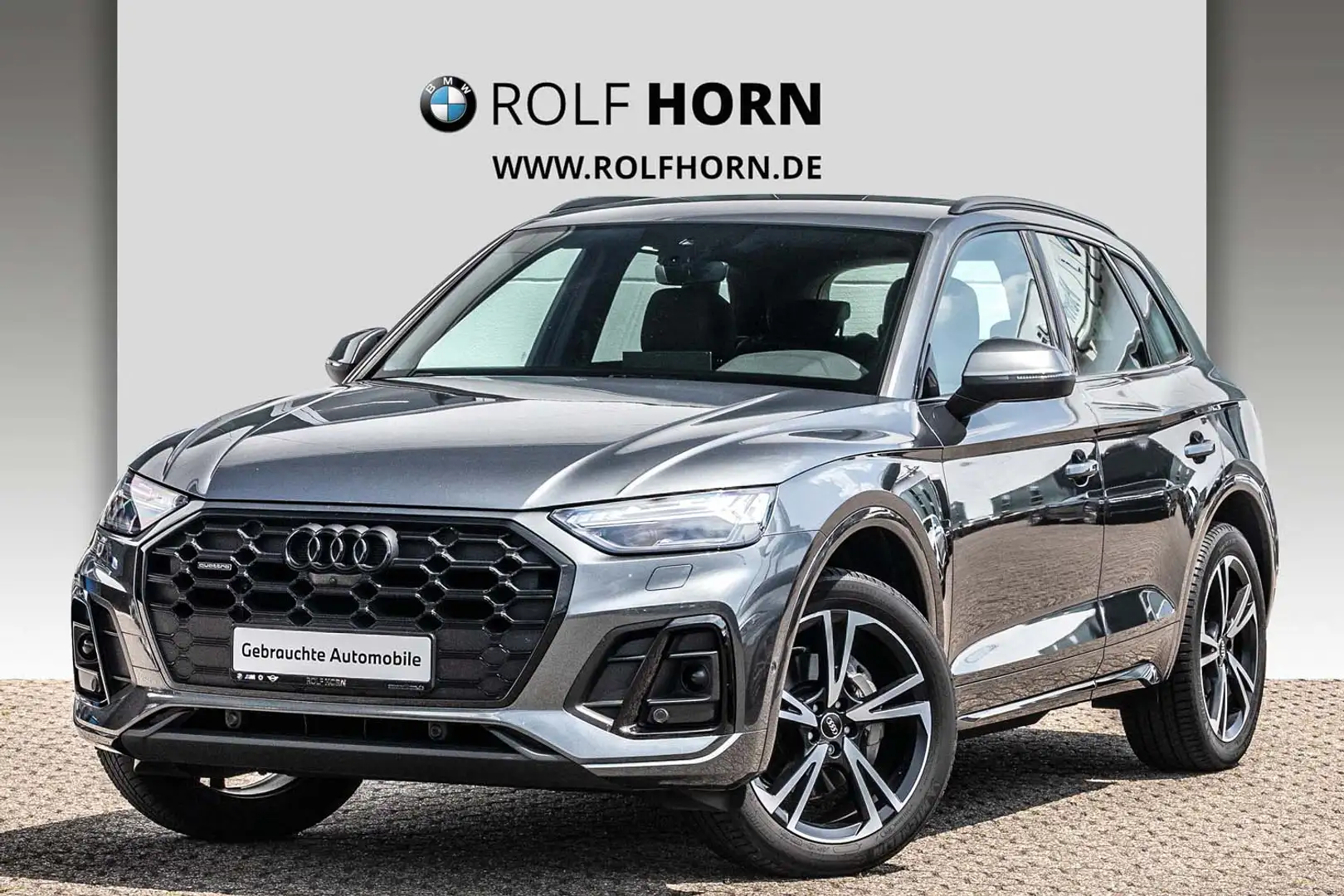 Audi Q5 40 TDI quattro S tronic S Line AHK Matrix NAV Grau - 1