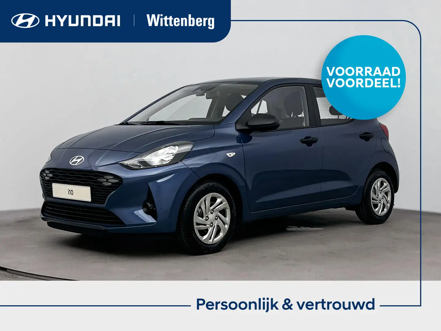 Hyundai i10 1.0 Comfort | Nieuw, snel leverbaar | € 1.350,- VO Blauw - 1