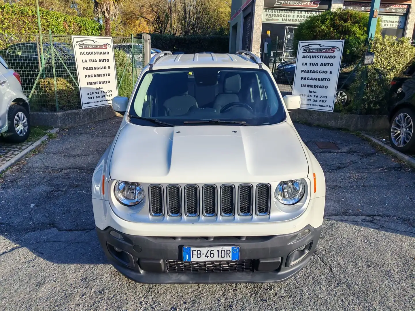 Jeep Renegade Renegade 2.0 mjt Limited 4wd 140cv (GANCIO TRAINO) Blanc - 2
