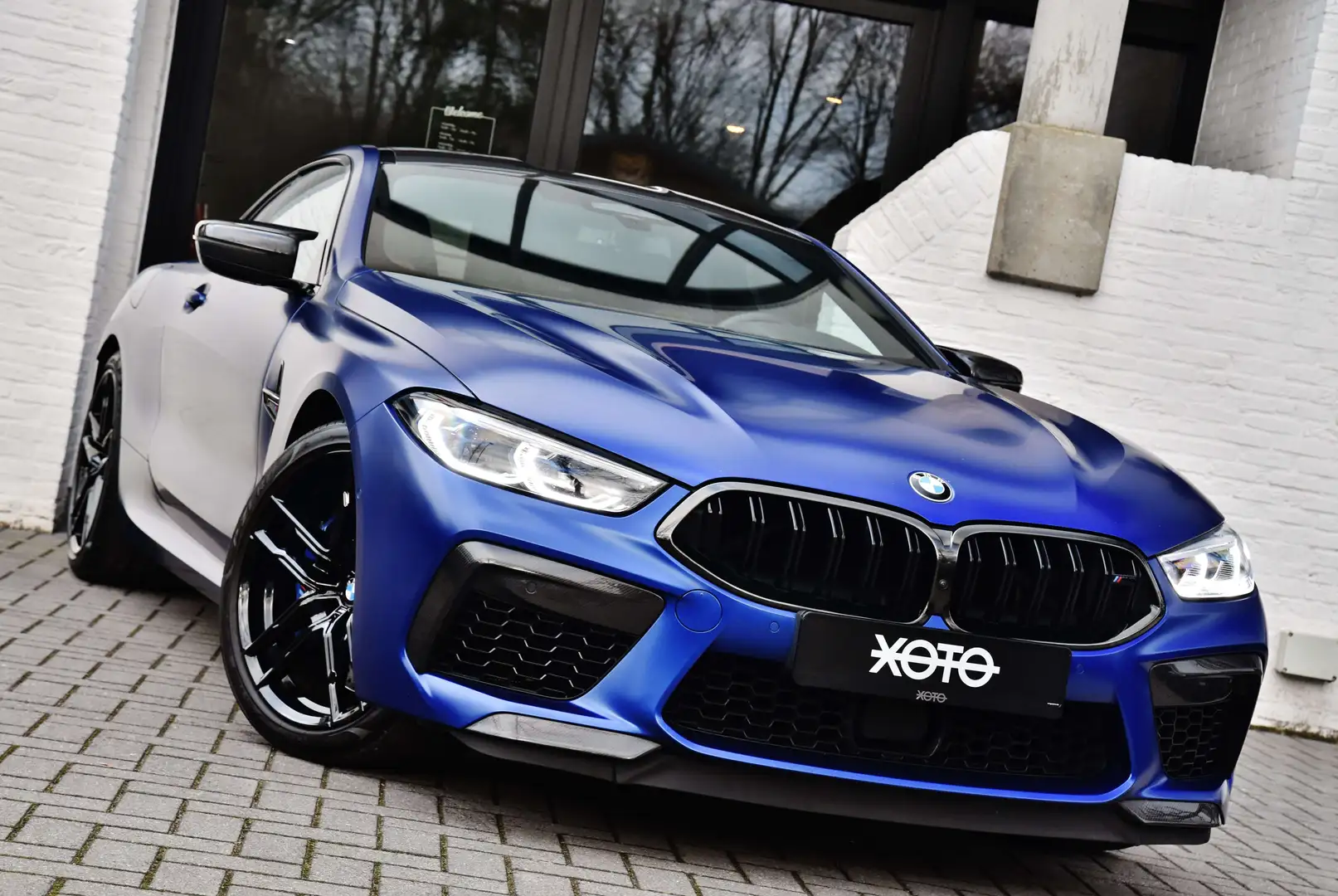 BMW M8 COMPETITION **NP: €192.399,-/1HD./BELGIAN CAR** Blauw - 2