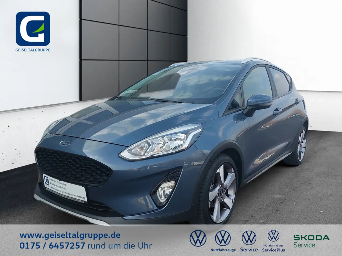 Ford Fiesta 1.0 EcoBoost Active Crossover *AUTOMATIK*KLIMAAUTO Blau - 1