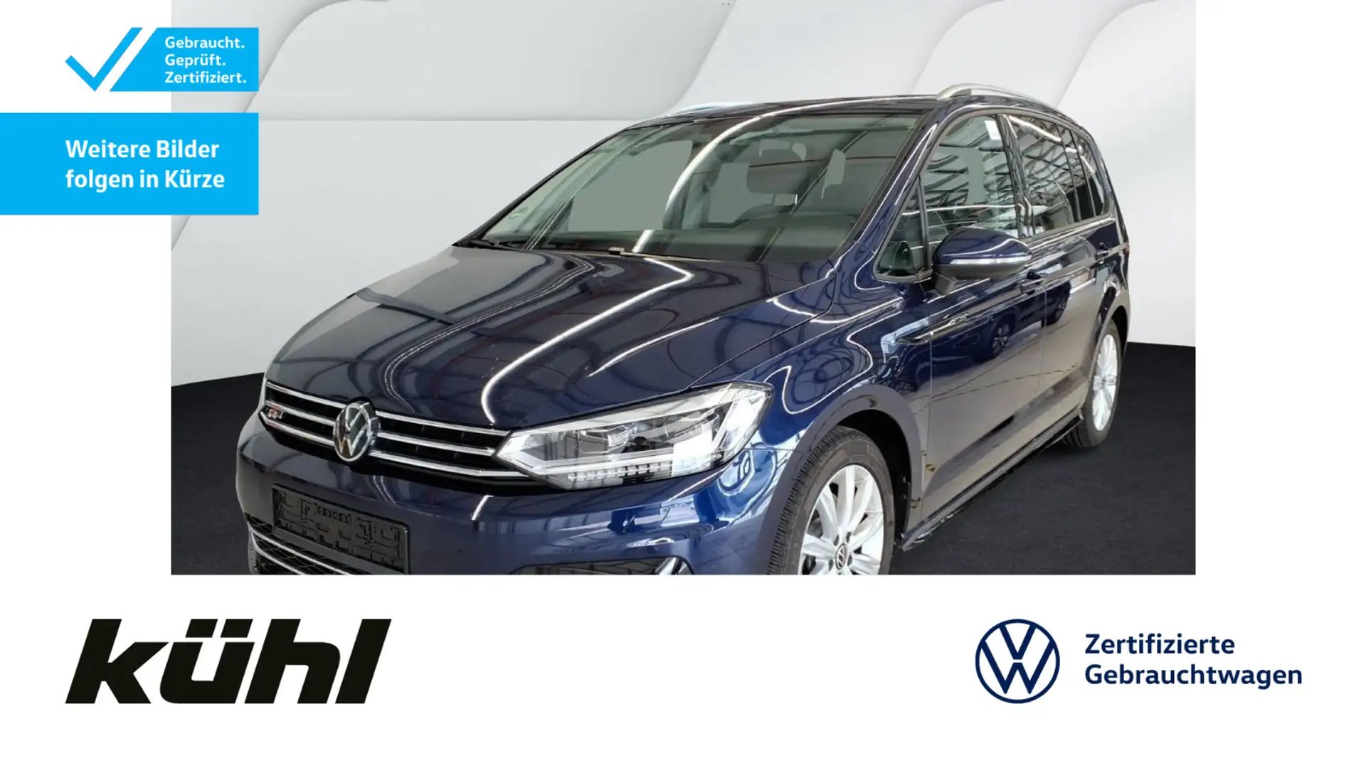 Volkswagen Touran 1.5 TSI DSG R Line LED/ACC/Kamera/Navi Blau - 1