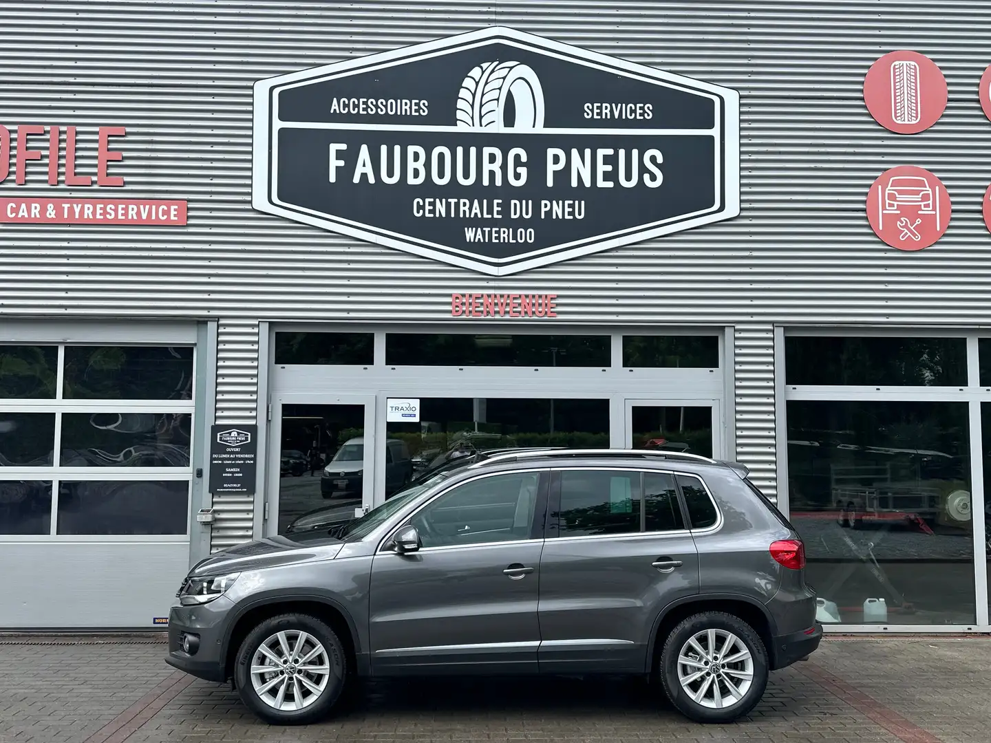 Volkswagen Tiguan *1.4-TSI*1-PROPRIETAIRE/1-OWNER*HISTORIQUE-VW-100% Grijs - 2
