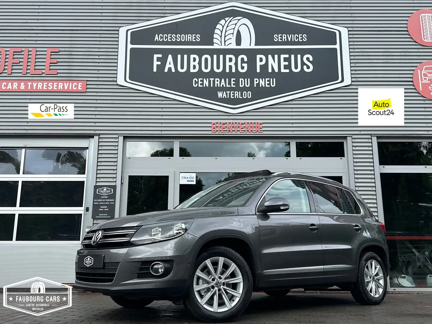 Volkswagen Tiguan *1.4-TSI*1-PROPRIETAIRE/1-OWNER*HISTORIQUE-VW-100% Grijs - 1