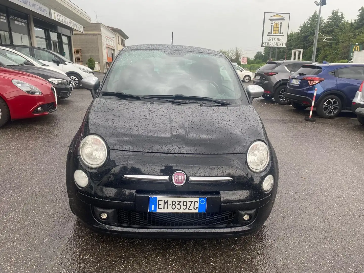 Fiat 500 1.2 Matt Black 69cv *NEOPATENTATI* Schwarz - 2