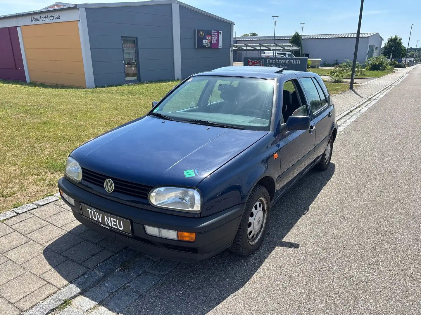 Volkswagen Golf AUTOMATIK*PINKFLOYD*TÜV NEU! Blau - 1