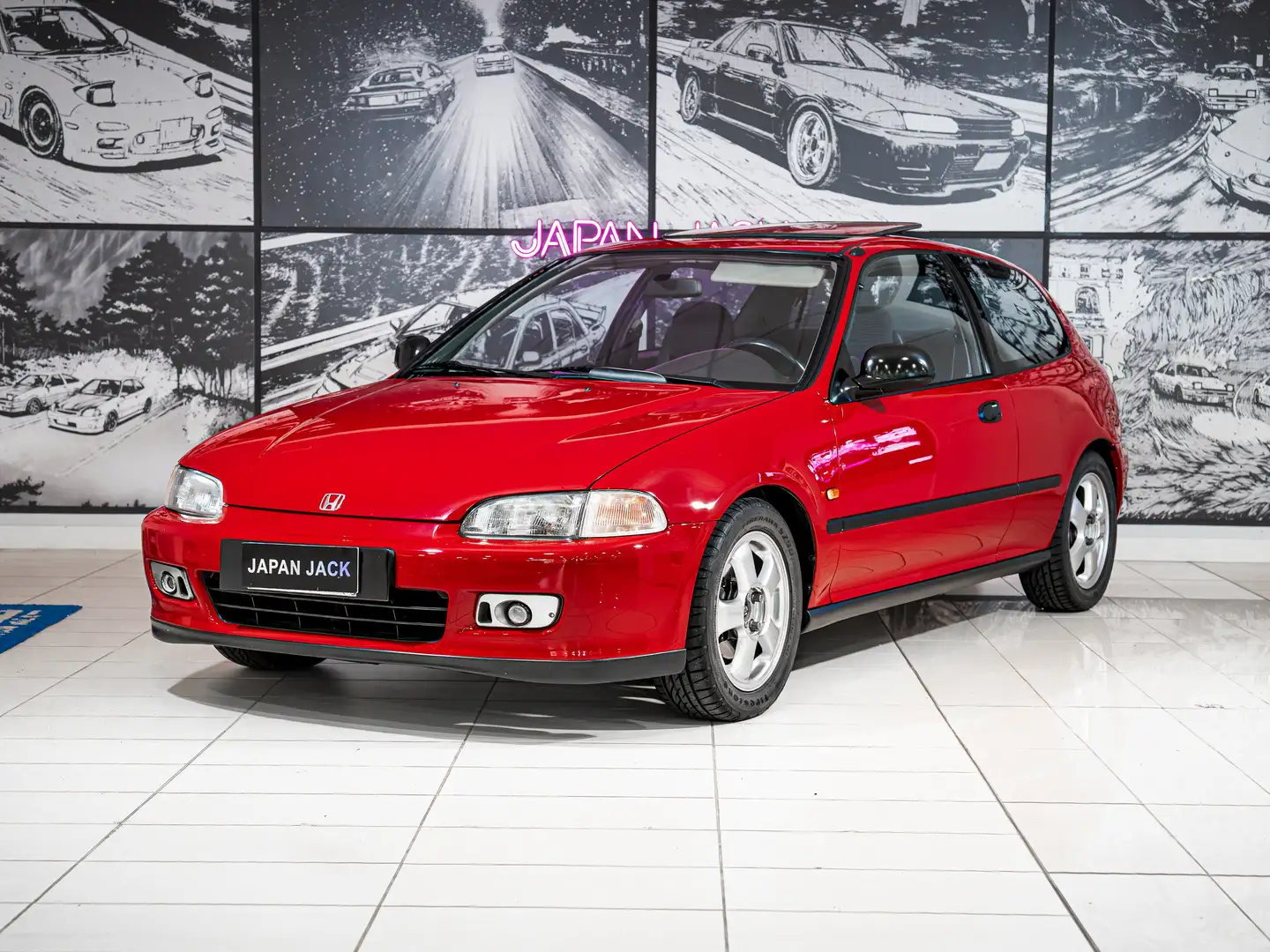 Honda Civic 3p 1.6 vti Rojo - 1
