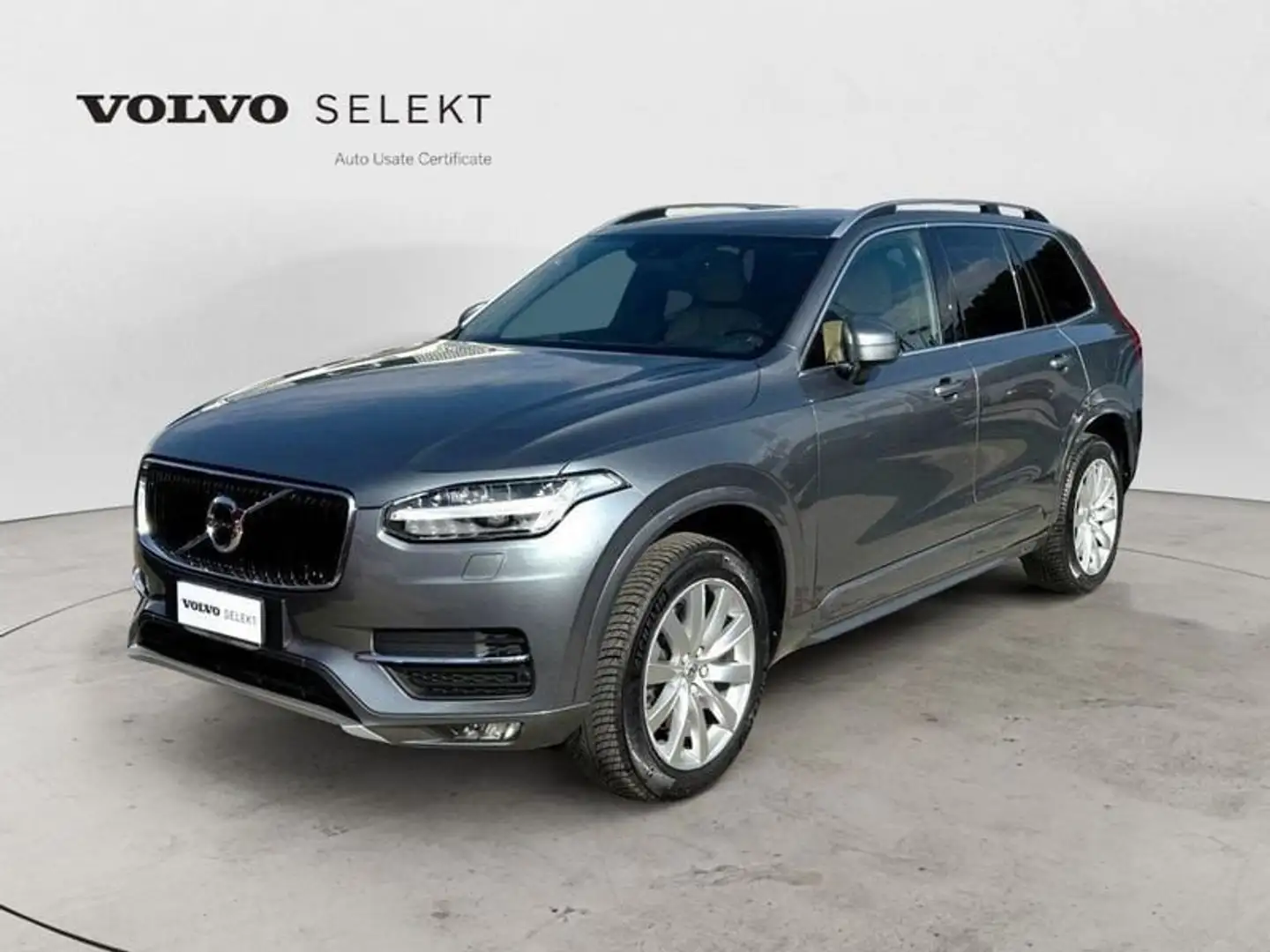 Volvo XC90 D5 235 CV AWD Automatica NAVI LED Momentum Grigio - 1