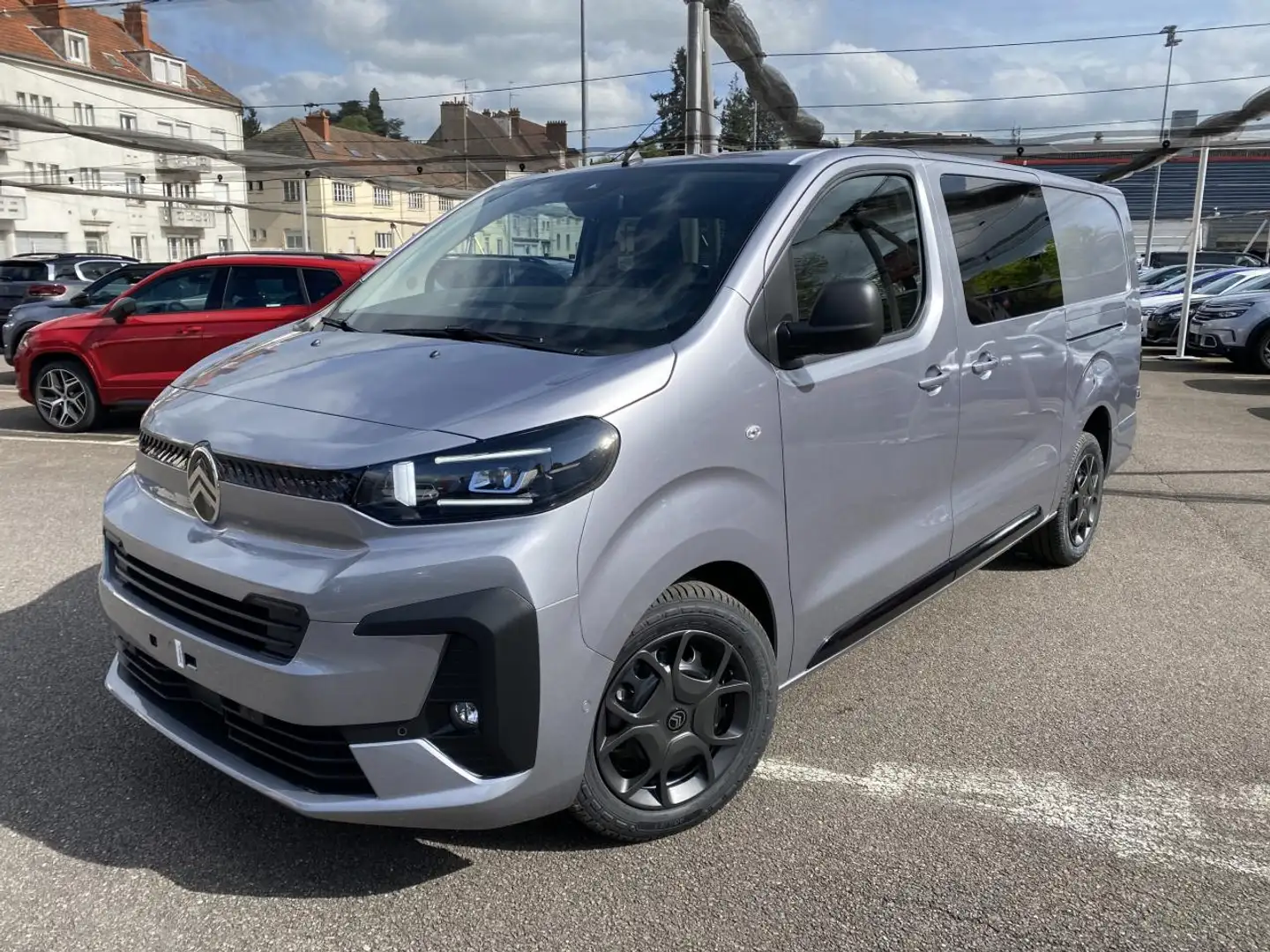 Citroen Jumpy III CABINE APPROFONDIE XL BLUEHDI 180 EAT8 pack co Gris - 2