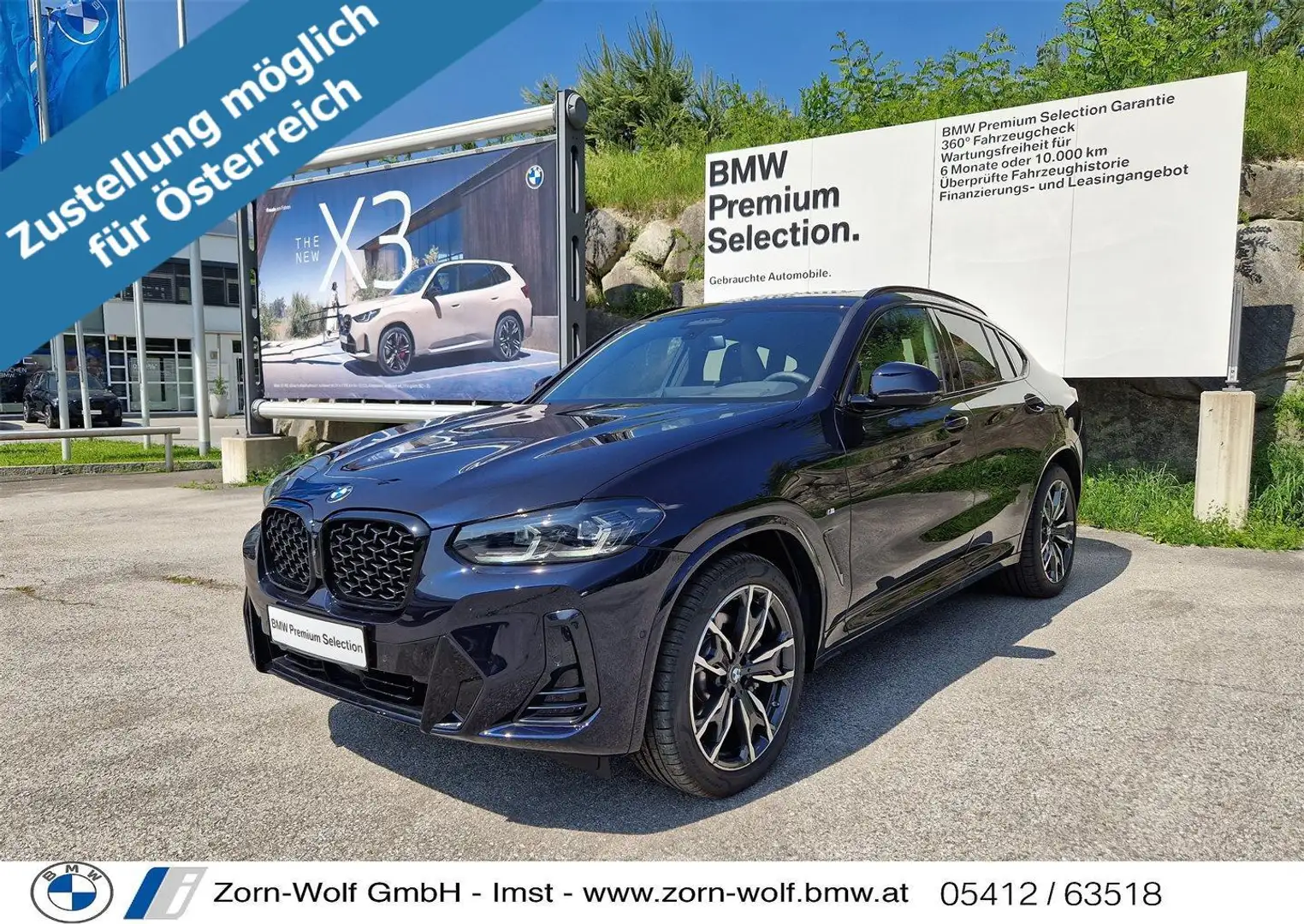 BMW X4 xDrive 30d 48 V Noir - 1