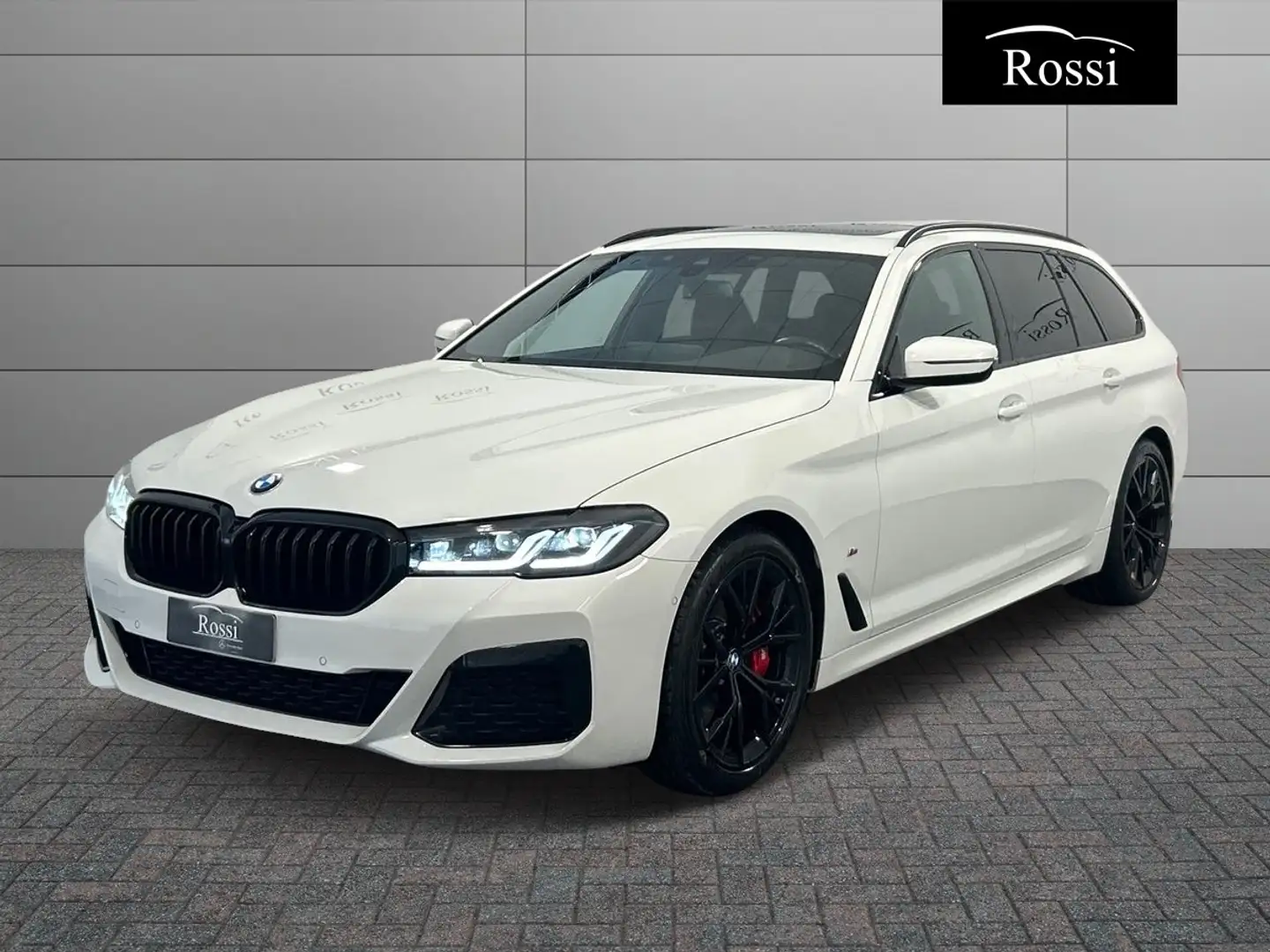 BMW 520 d Touring mhev 48V xdrive Msport auto Bianco - 1