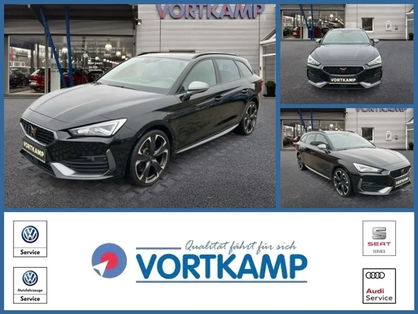 CUPRA Leon Sportstourer e-Hybrid Pano/Memory/Kamera Schwarz - 1