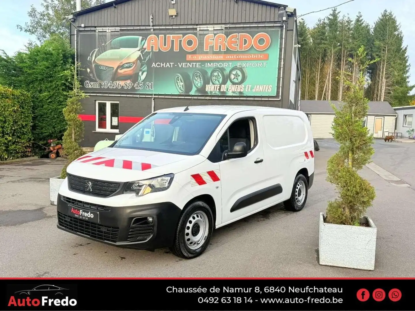 Peugeot Partner 1.5 BlueHDi L2 * Boite auto Grip controle etagere Blanc - 1