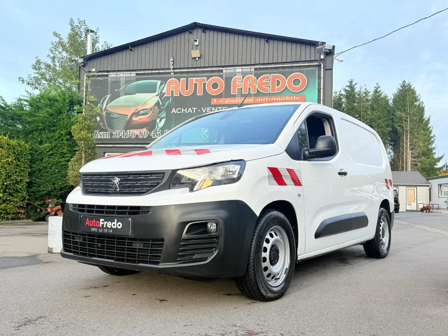 Peugeot Partner 1.5 BlueHDi L2 * Boite auto Grip controle etagere Blanc - 2