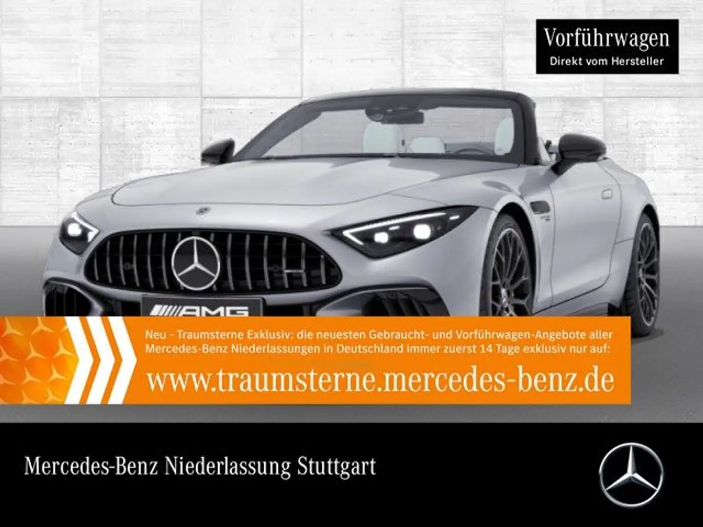 Mercedes-Benz SL 63 AMG AMG Cab. Burmester 3D WideScreen Sportpak HUD PTS Gümüş rengi - 1