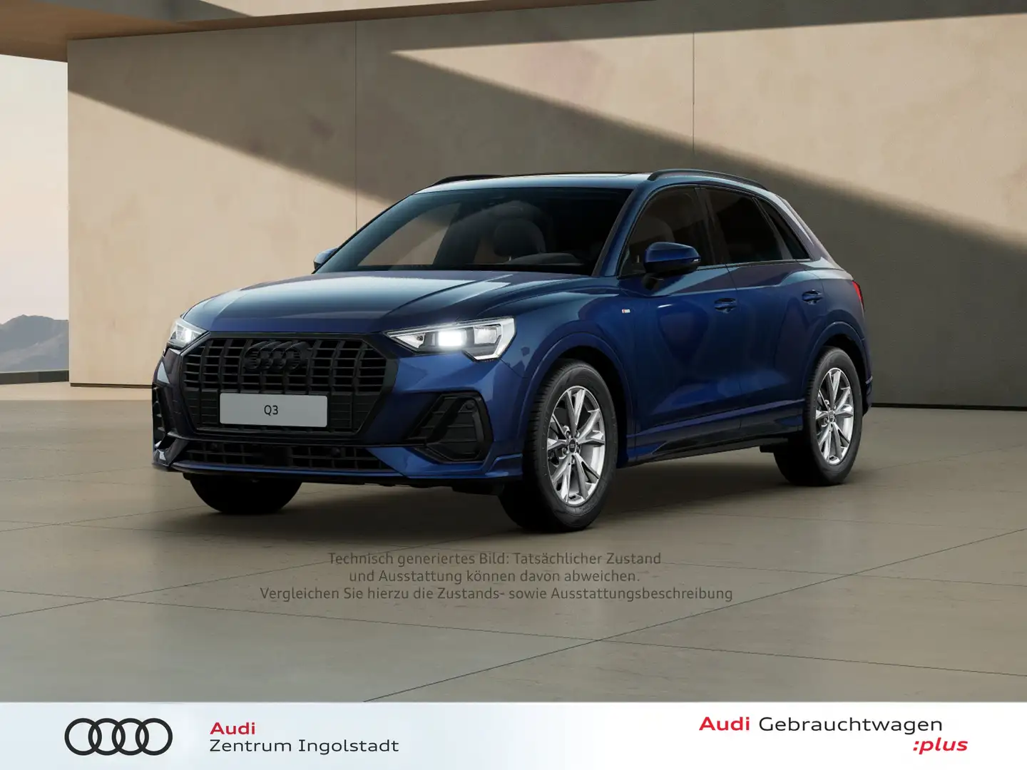 Audi Q3 35 TFSI S line NAVI+ AHK PANO 18" KAM. ACC Blau - 1