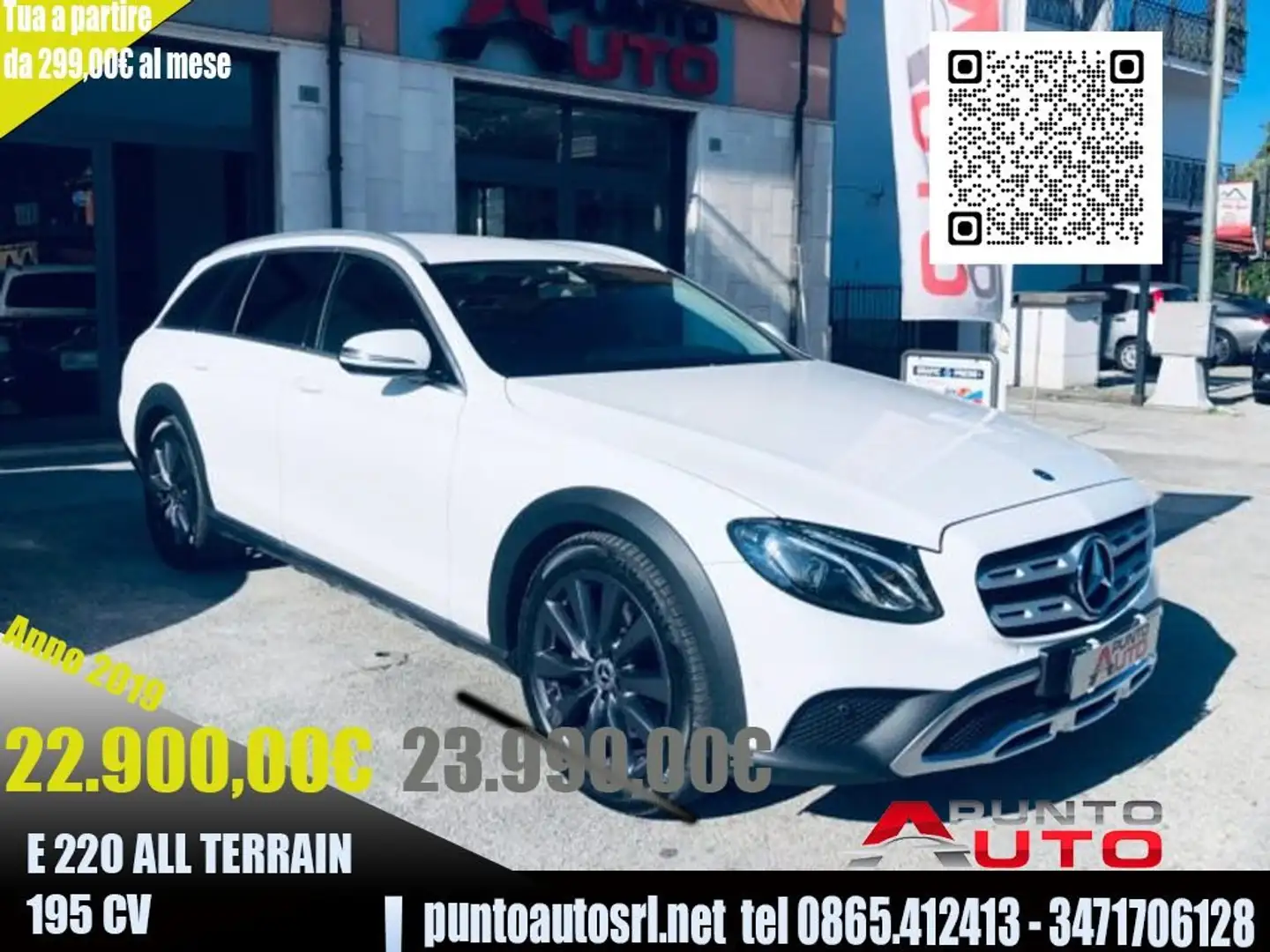 Mercedes-Benz E 220 d S.W. 4Matic Auto Premium All-Terrain Bianco - 1