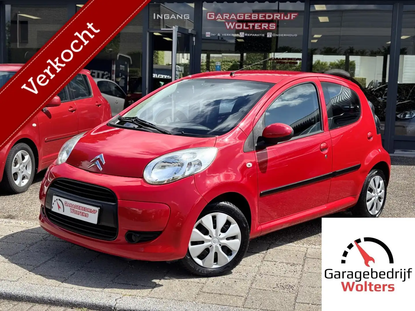 Citroen C1 1.0-12V Ambiance AIRCO 5DRS AUTOMAAT Rood - 1