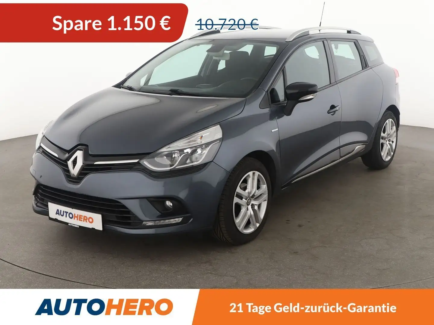 Renault Clio 0.9 Limited*NAVI*PDC*SHZ*TEMPO*KLIMA*GARANTIE* Grau - 1